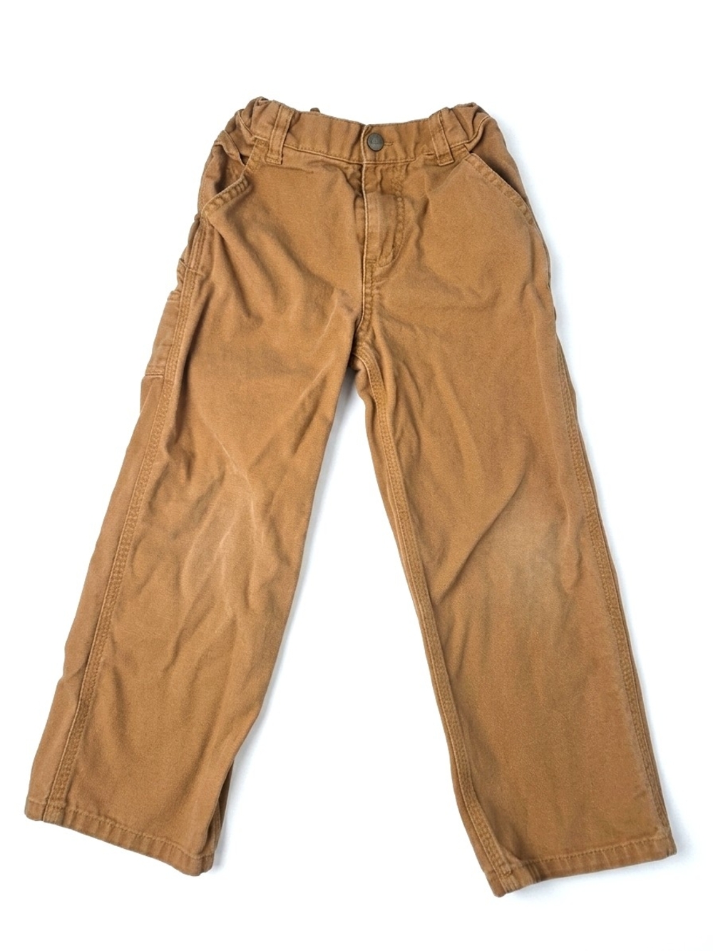 Carhartt Kids Canvas Carpenter Pants Brown Size 6
